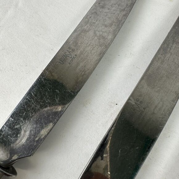 Set Of 6- Mikasa Korea Stainless Flatware DINNER Butter KNIVES - Picture 2 of 8